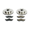 PowerStop OE Stock Replacement Low-Dust Ceramic Brake Pad and Rotor Kit