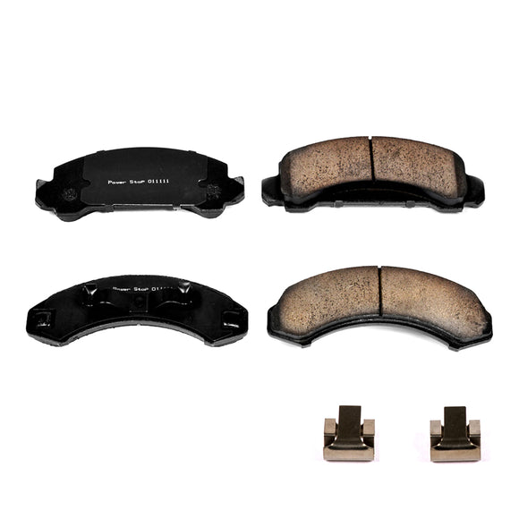 PowerStop Z17 Evolution Ceramic Brake Pads With Hardware