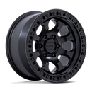 17X8.5 KMC KM550 Riot SBL Satin Black 5X127 5X5 ET10 Wheel Rim
