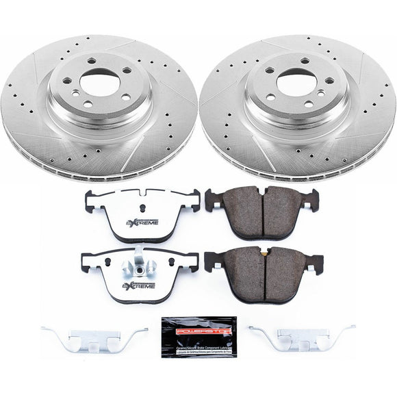 PowerStop Z26 Street Performance Ceramic Brake Pad and Drilled & Slotted Rotor K