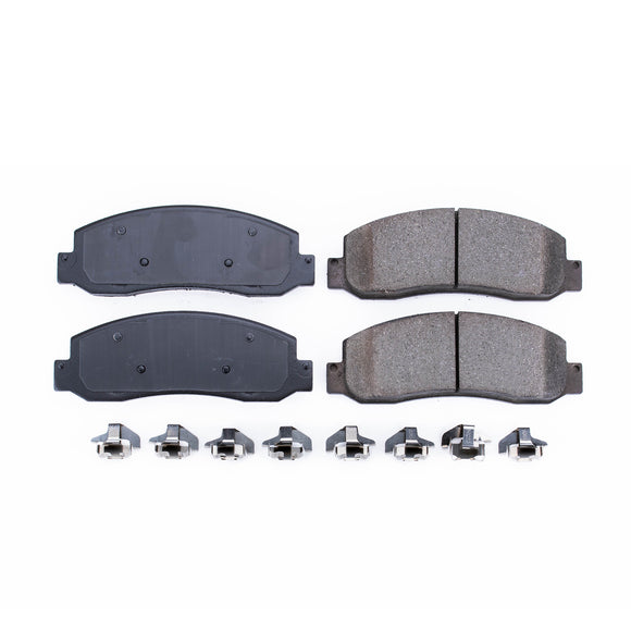 PowerStop Z17 Evolution Ceramic Brake Pads With Hardware