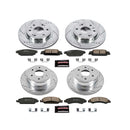 PowerStop Z23 Daily Driver Carbon-Fiber Ceramic Brake Pad and Drilled & Slotted