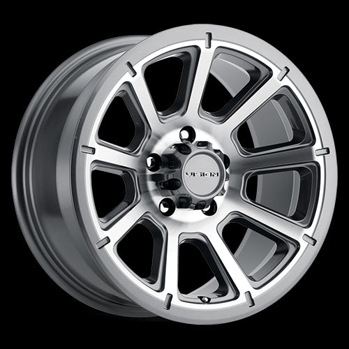 18x9 Vision 353 Turbine Gunmetal Machined 5x114.3 5x4.5 ET18 Wheel Rim