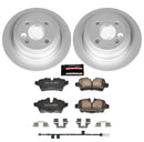 PowerStop Genuine Geomet Coated Rotor and Carbon-Fiber Ceramic Brake Pad Kit