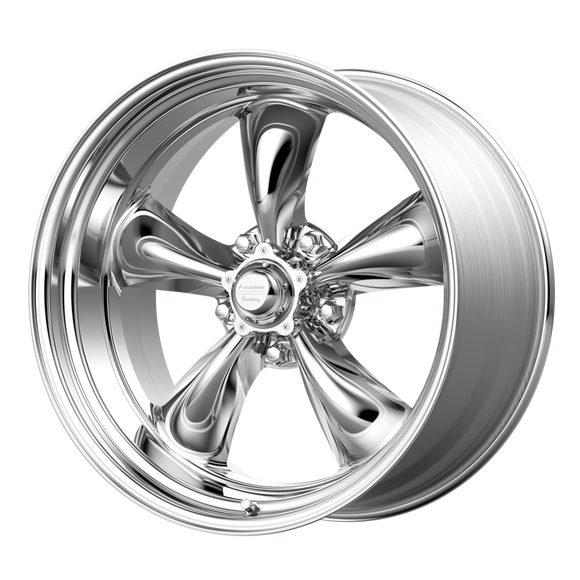 18x10 American Racing Torq Thrust II 1 Pc Polished Wheel 5X114.3 18-10 ET6