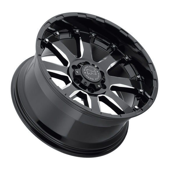20x9 Black Rhino Sierra Black Wheel/Rim 6X139.7 20-9 6-139.7 ET12