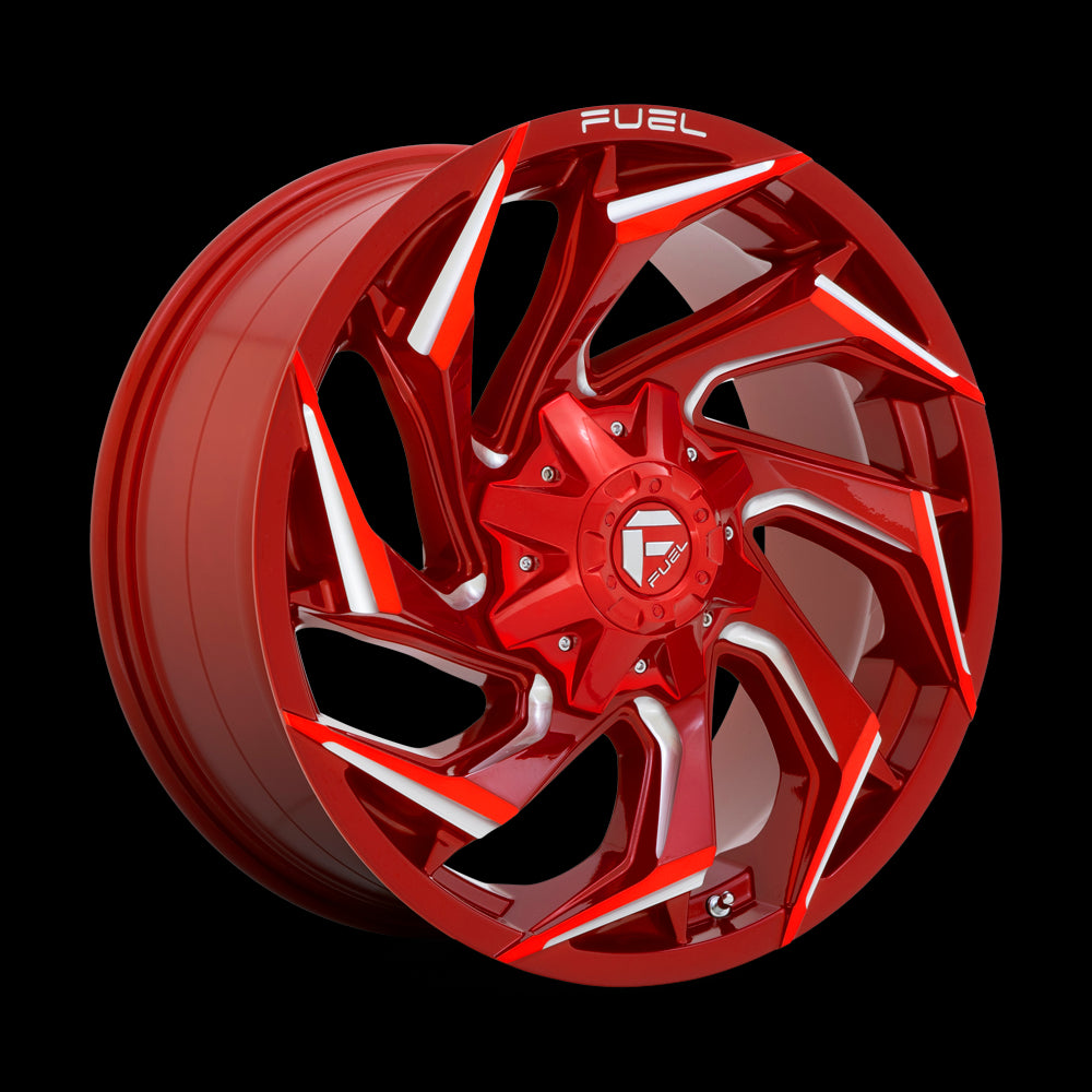 20X9 Fuel D754 REACTION Candy Red Milled 8X180 ET20 wheel/rim - 0