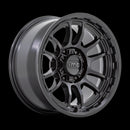 17X8.5 KMC KM727 WRATH Satin Black 6X139.7 ET-10 wheel/rim-3