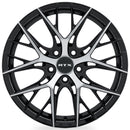 18x8 RTX Valkyrie Gloss Black Machined 5x114.3 ET40 wheel/rim-5