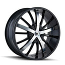 22x9.5 Mazzi Essence Black-Gloss Wheel/Rim 5x127 364-22952B-4