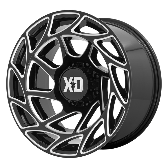 20X12 XD XD860 ONSLAUGHT Gloss Black Milled 6X135 ET-44 wheel/rim