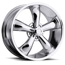 18x9.5 Vision 142 Legend 5/6 Chrome Wheel 5x120.65 ET0 CB83-2