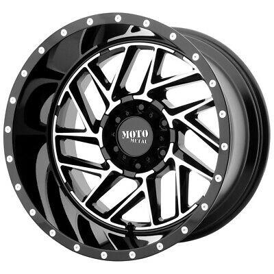 16X8 Moto Metal MO985 BREAKOUT Gloss Black Machined 5X127 ET-6 wheel/rim