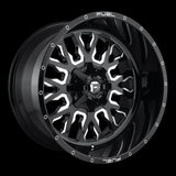 20X7 Fuel UTV D611 Stroke Gloss Black Milled 4X156 ET13 wheel/rim