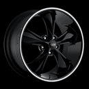 18X8 Foose F104 LEGEND Gloss Black Milled 5X120.65 ET1 wheel/rim-2