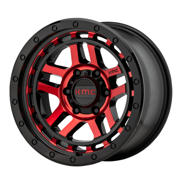 18X8.5 KMC KM540 RECON G-BLK MCH RTCC 6X139.7 ET0 wheel/rim