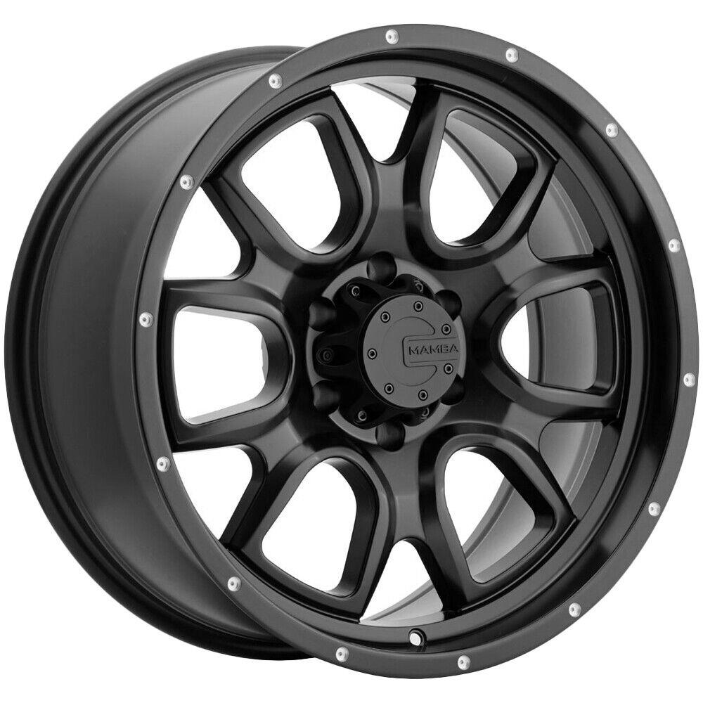 18x9 Mamba M19 Matte Black 6x135 ET20 Wheel Rim