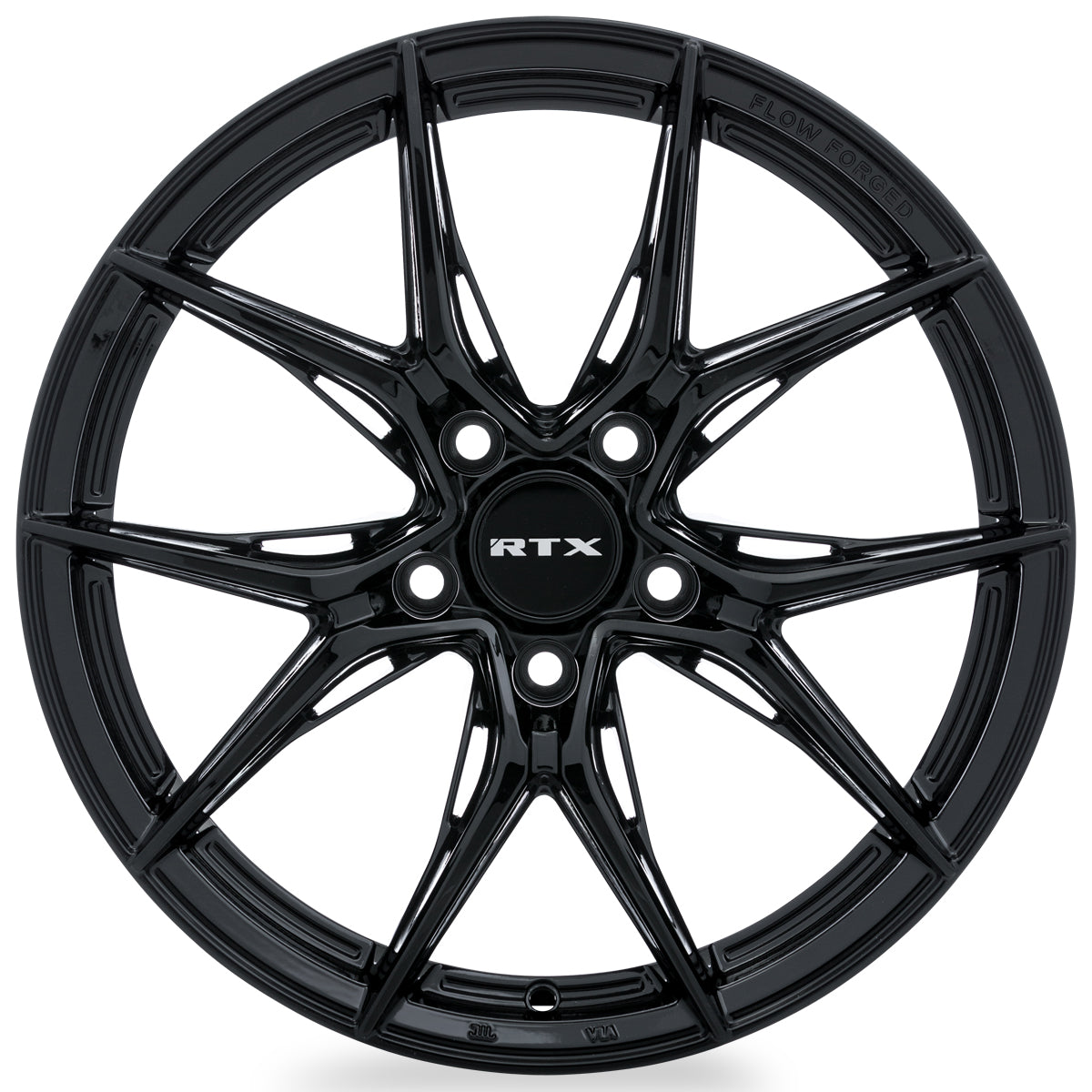 17x7.5 RTX Slick Gloss Black 5x114.3 ET42 wheel/rim