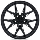 17x7.5 RTX Slick Gloss Black 5x114.3 ET42 wheel/rim-5