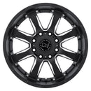 18x9 Black Rhino Sierra Black Wheel/Rim 8X165 18-9 8-165 ET12-4