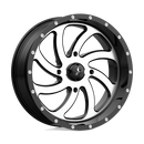 22X7 MSA Offroad Wheels Switch Machined Gloss Black Wheel/Rim 4x137 ET0-1