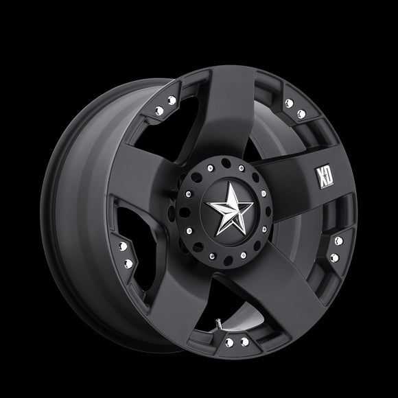 18x9 KMC XD Rockstar Black Wheel/Rim 6x135 6-135 18-9 ET0