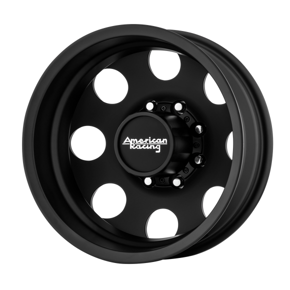 17X6 American Racing AR204 BAJA DUALLY S-BLK 8X165.1 ET-134 wheel/rim