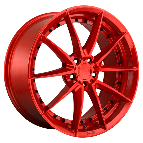 20x10.5 Niche Sector Gloss Red Wheel/Rim 5x114.3 5-114.3 20-10.5