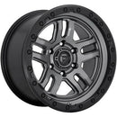 17X9 Fuel D701 AMMO Matte Gun Metal Black Bead Ring 6X139.7 ET1 wheel/rim-4