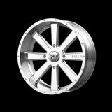 24X7 MSA Offroad Wheels Flash Chrome Wheel/Rim 4x137 ET0