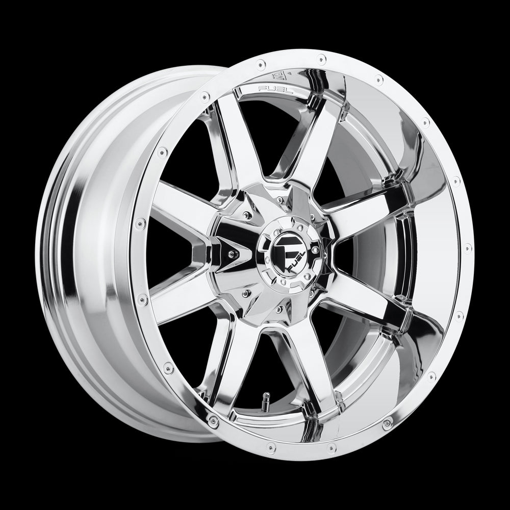 20X10 Fuel D536 Maverick Chrome Plated 6X135/6X139.7 ET-18 wheel/rim