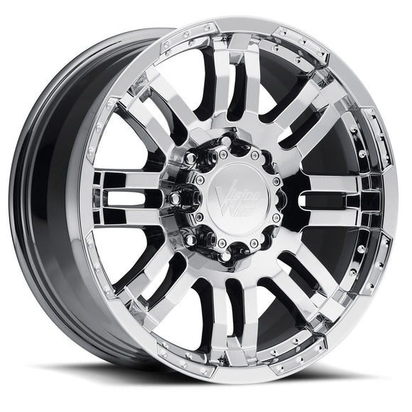 17x8.5 Vision 375 Warrior Chrome 8x170 ET18 Wheel Rim
