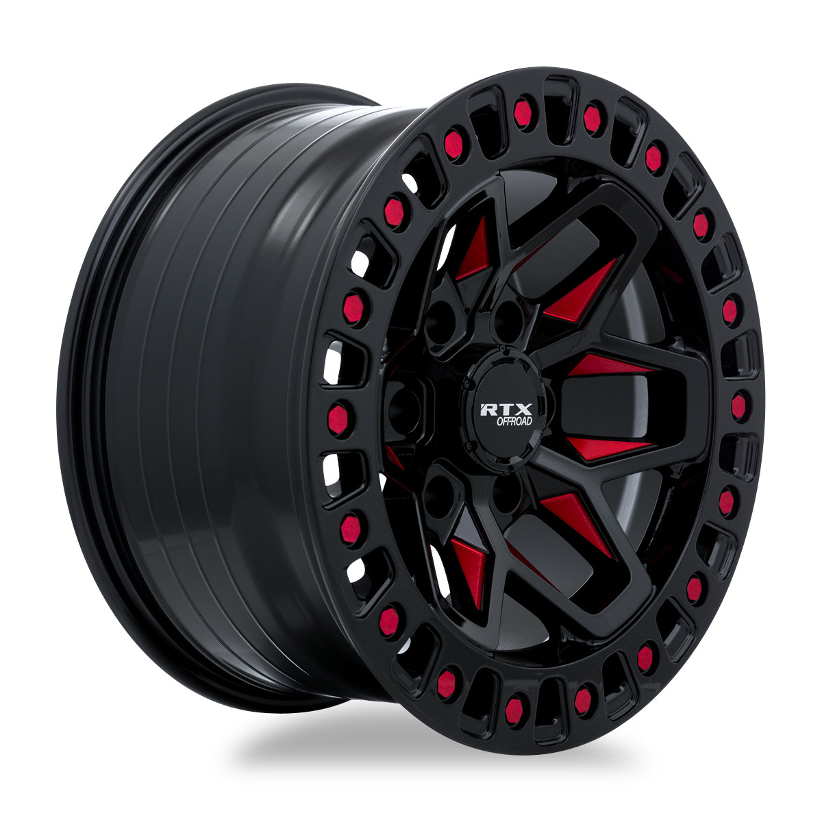 20x9 RTX Zion Black Milled Red 6x139.7 ET0 wheel/rim