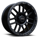 17x9 Vision 111 Nemesis Matte Black 8x165.1 8x6.5 ET-12 Wheel Rim-2