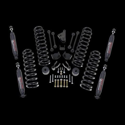 ReadyLift  69-6401 4" Coil Spring Lift Kit SST Shocks - Jeep JK Wrangler 07-18