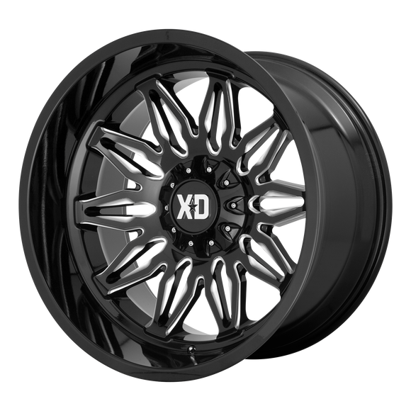 22X10 XD XD859 GUNNER Gloss Black Milled 6X135/6X139.7 ET-18 wheel/rim