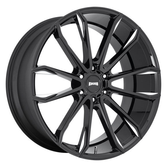 24X10 Dub Clout Gloss Black Milled 6x139.7 S252240084+30