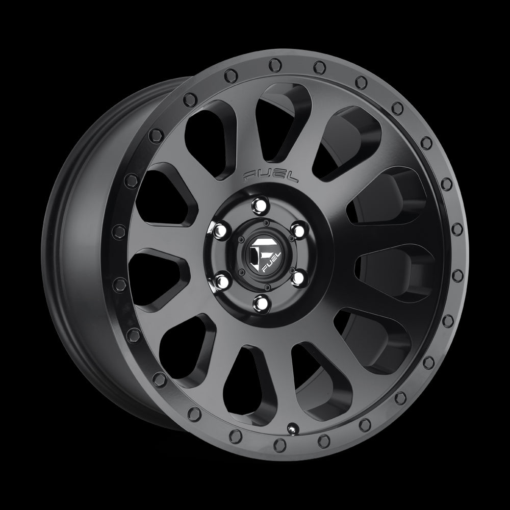 20X10 Fuel D579 Vector Matte Black 6X139.7 ET-18 wheel/rim