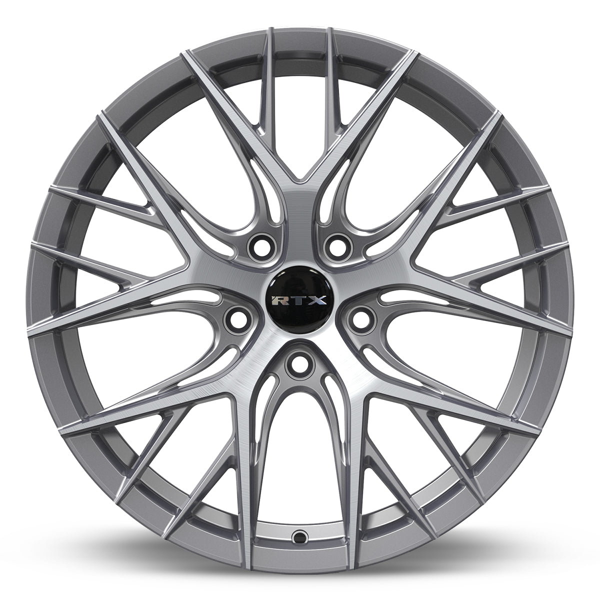 18x8 RTX Valkyrie Lite Gunmetal Machined 5x114.3 ET40 wheel/rim - 0