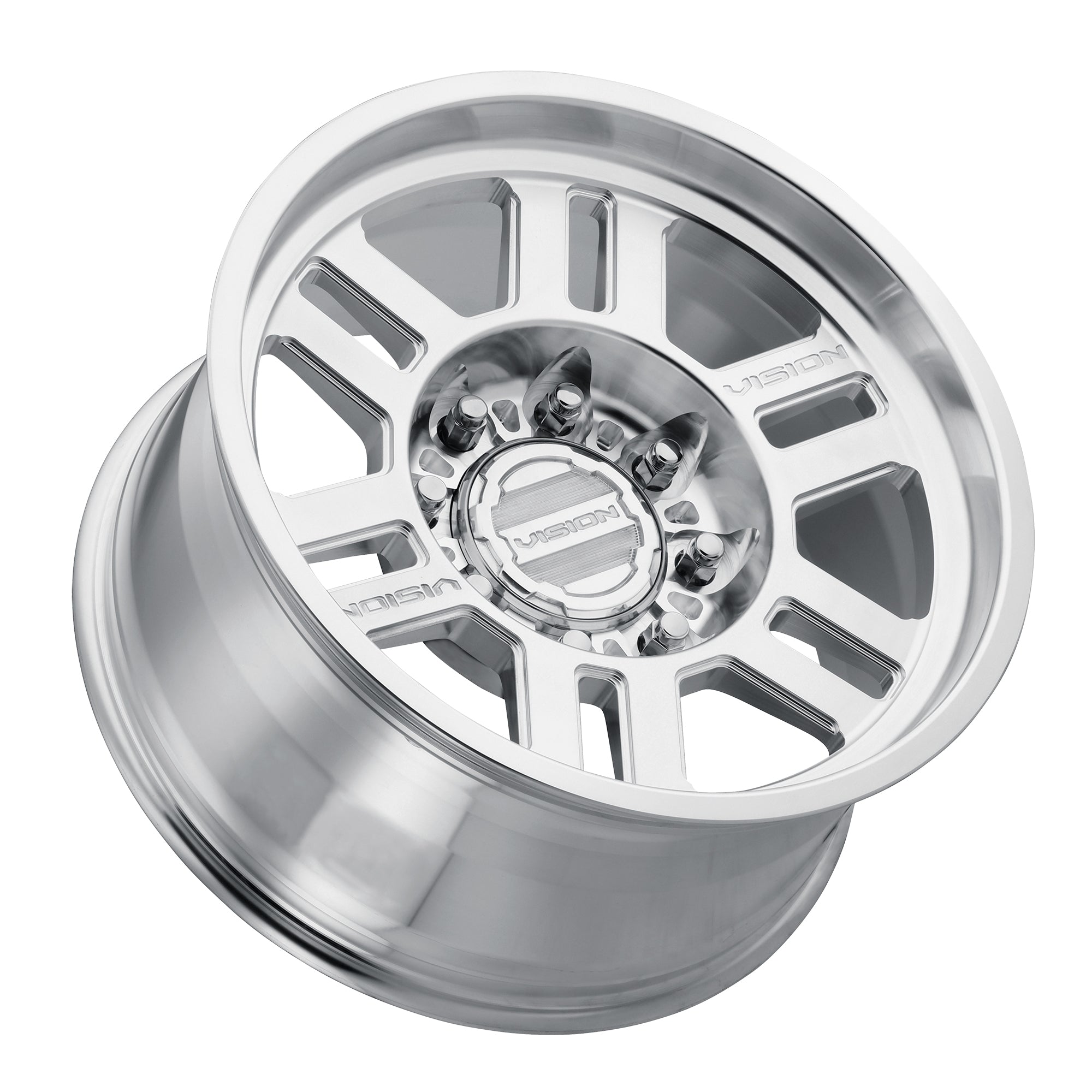 18x9 Vision 398 Manx Machined 8x6.5 (8x165.1) ET-12 wheel/rim