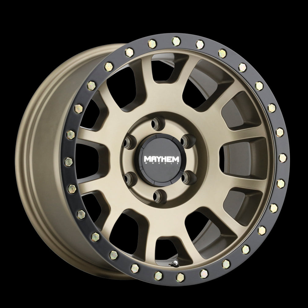 18X9 Mayhem Scout Gold-Matte Wheel/Rim 6x135 ET0 8302-8936MGD