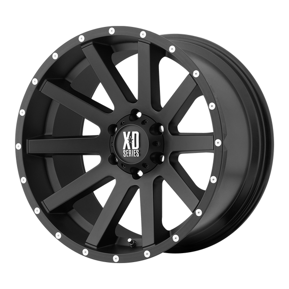 20X10 KMC XD Heist Satin Black Wheel/Rim 5x127 20-10 ET-24