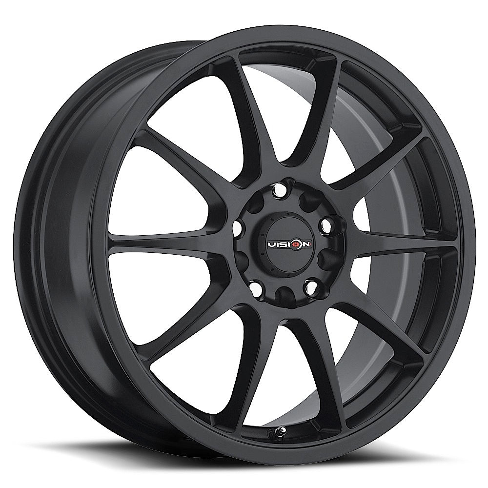 16x7 Vision 425 Bane Matte Black 5x105 5x115 5x ET38 Wheel Rim - 0