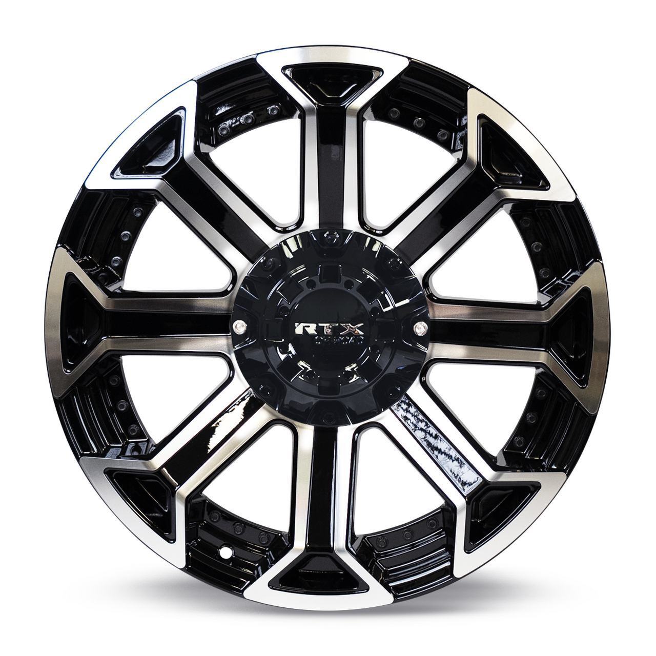 20x9 RTX Peak Gloss Black Machined 6x135/139.7 ET0 wheel/rim - 0