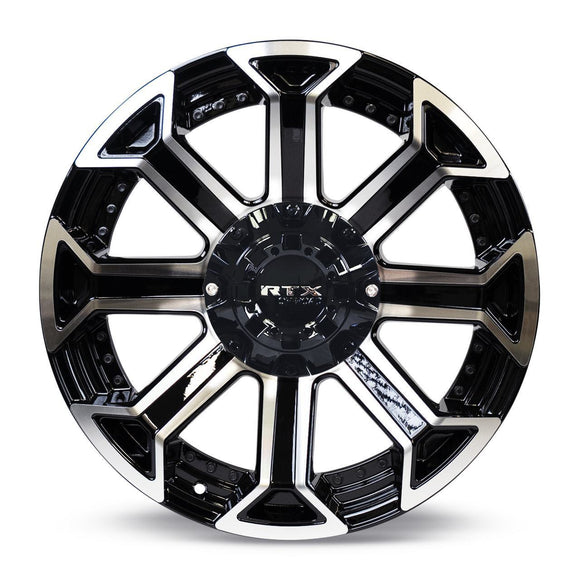 20x9 RTX Peak Gloss Black Machined 6x135/139.7 ET0 wheel/rim