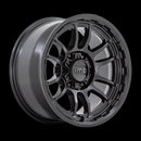 17X8.5 KMC KM727 WRATH Satin Black 6X139.7 ET-10 wheel/rim-1