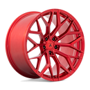 20X12 Asanti Black ABL-39 MOGUL Candy Red 5X115 ET6 wheel/rim-1