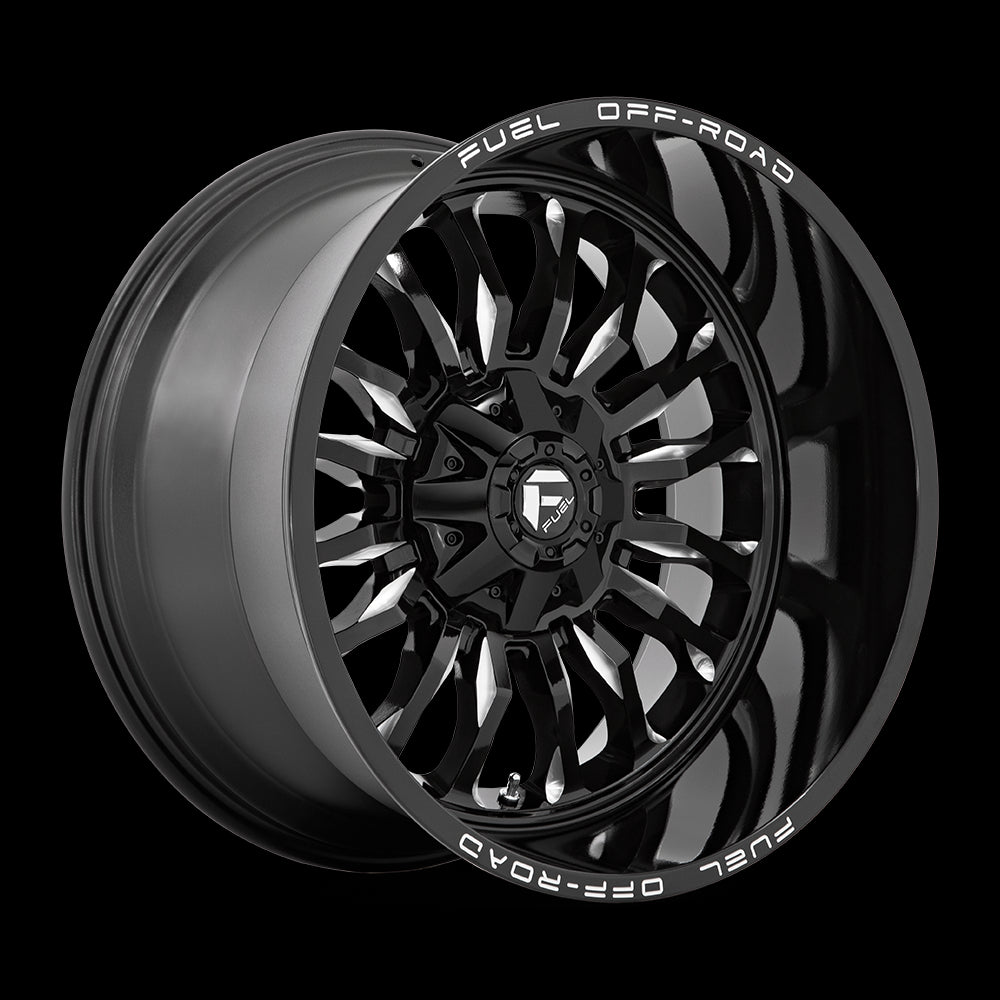 22X12 Fuel D795 ARC Gloss Black Milled 5X114.3/5X127 ET-44 wheel/rim