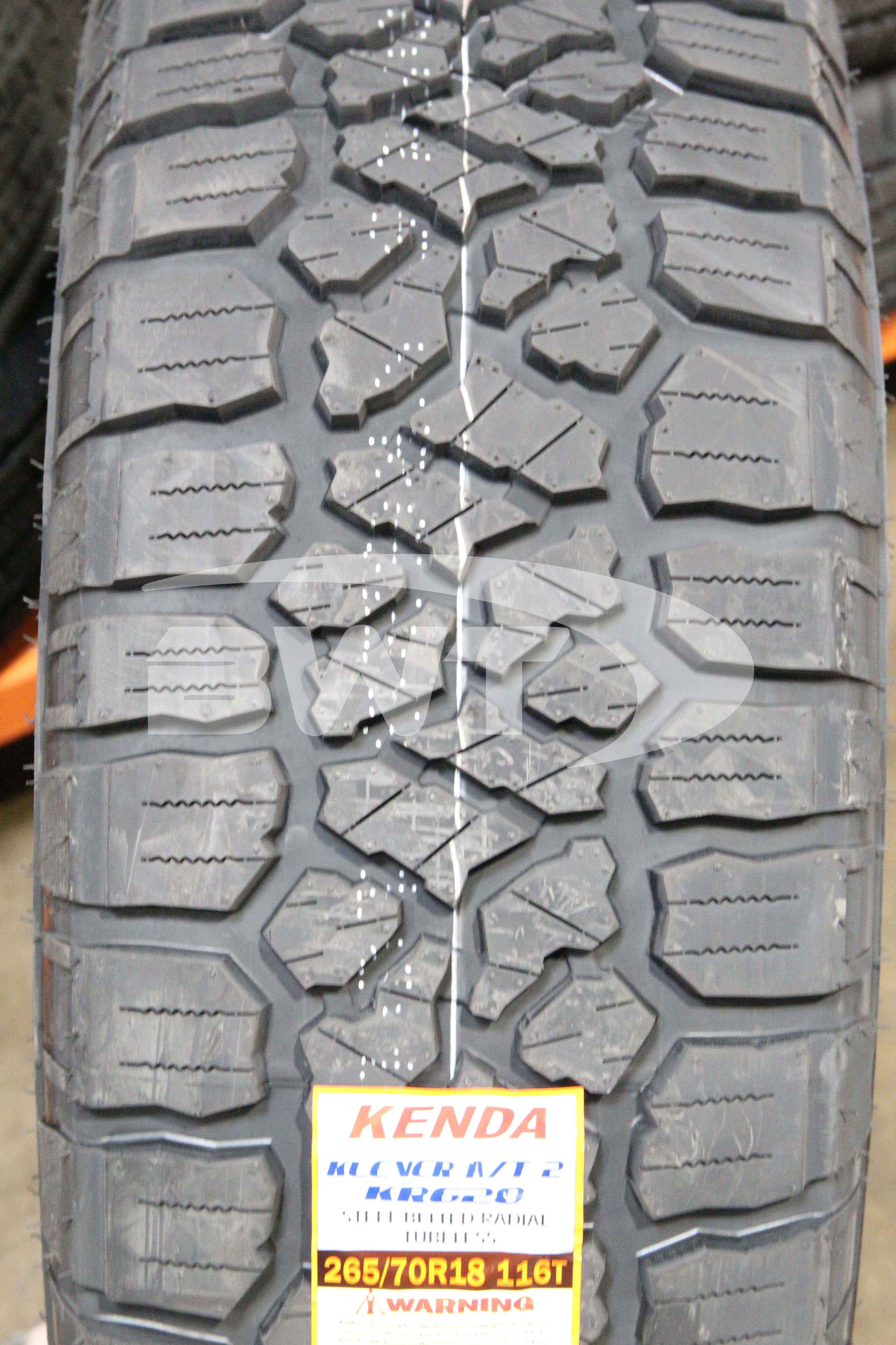 Kenda Klever A/T 2 Tire(s) 265/70R18 116T SL RBL 2657018 - 0