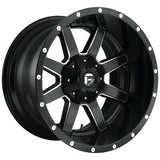 22X10 Fuel D538 Maverick Matte Black Milled 6X135/6X139.7 ET10 wheel/rim